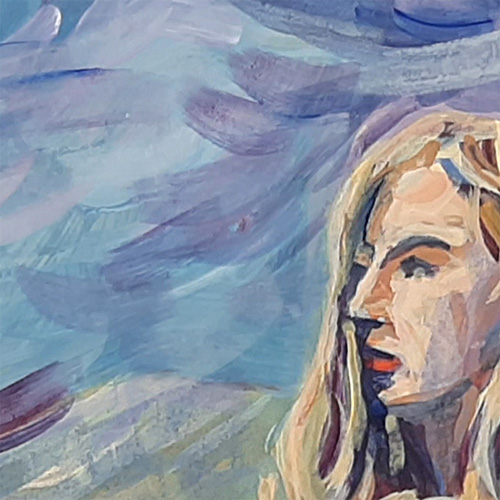 Material: Acryl auf MDF <br>Größe: 