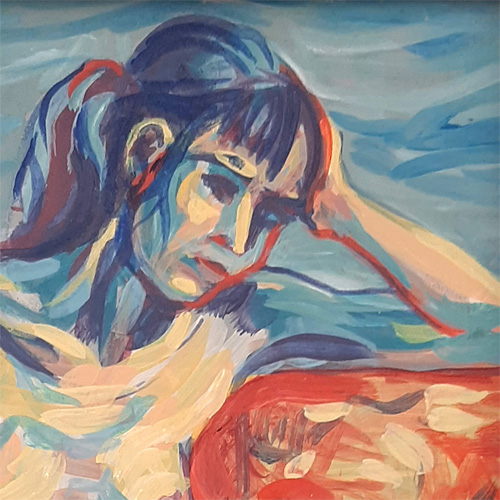 Material: Acryl auf MDF <br>Größe: 